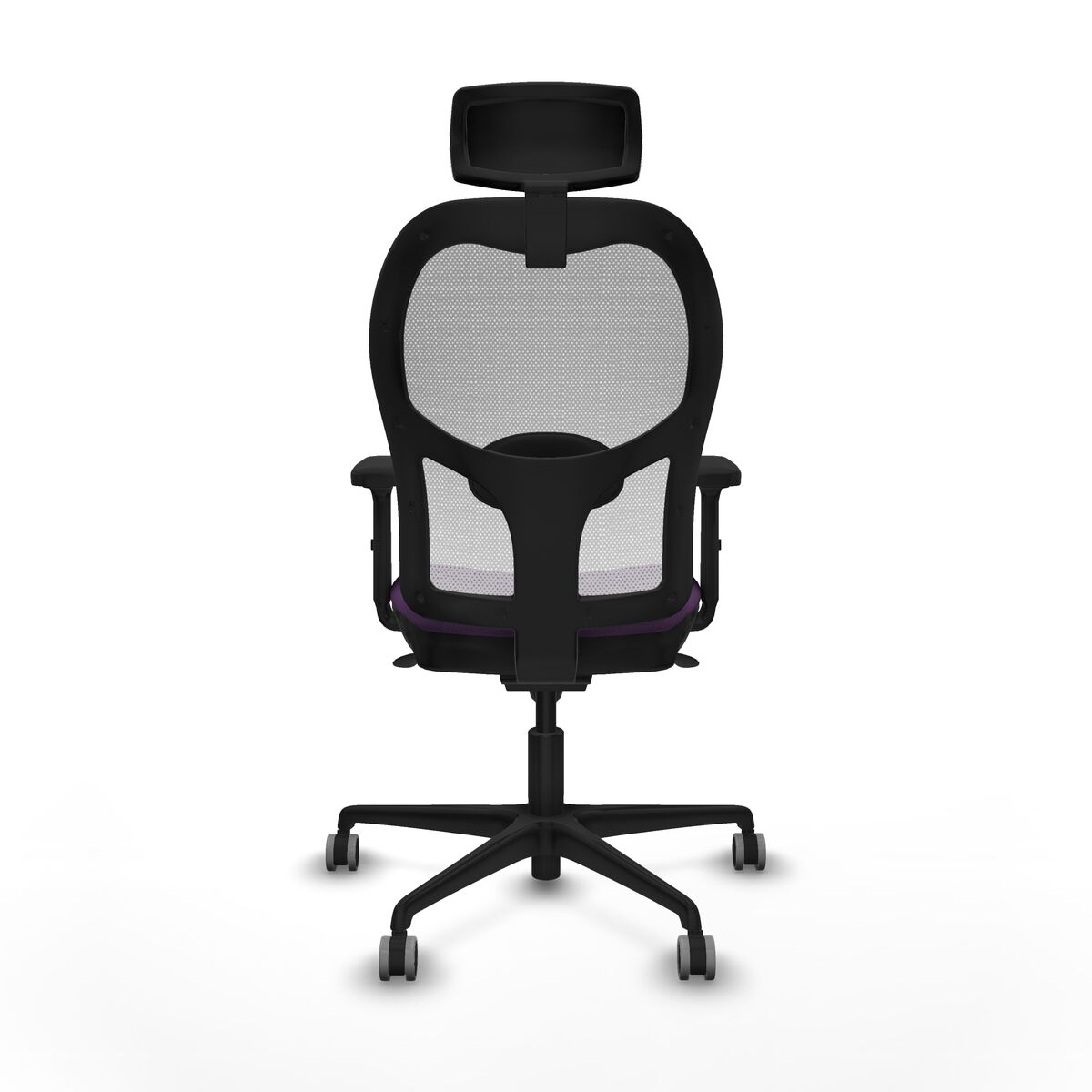 Silla de Oficina con Cabecero Piqueras y Crespo 2D036G2 Morado