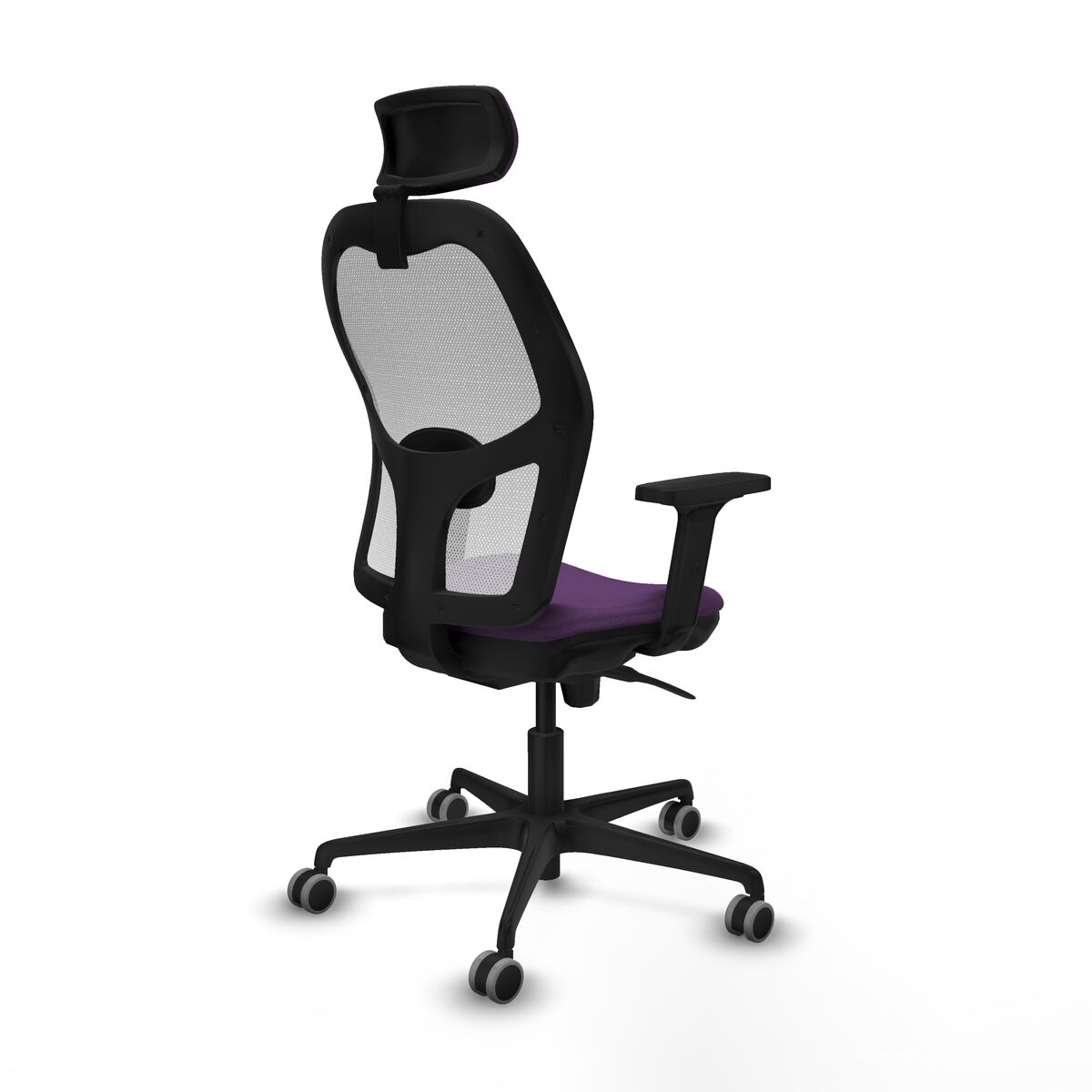 Silla de Oficina con Cabecero Piqueras y Crespo 2D036G2 Morado