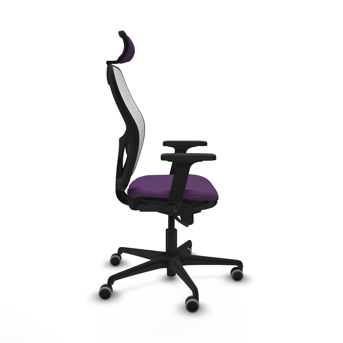 Silla de Oficina con Cabecero Piqueras y Crespo 2D036G2 Morado