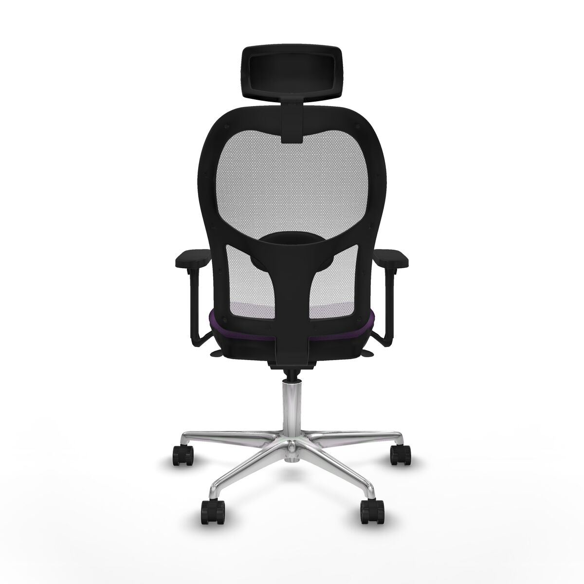 Silla de Oficina con Cabecero Piqueras y Crespo 3D086N2 Morado