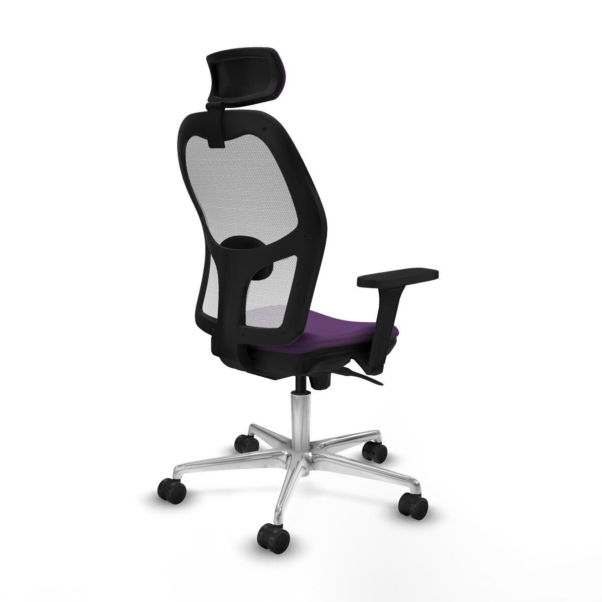 Silla de Oficina con Cabecero Piqueras y Crespo 3D086N2 Morado