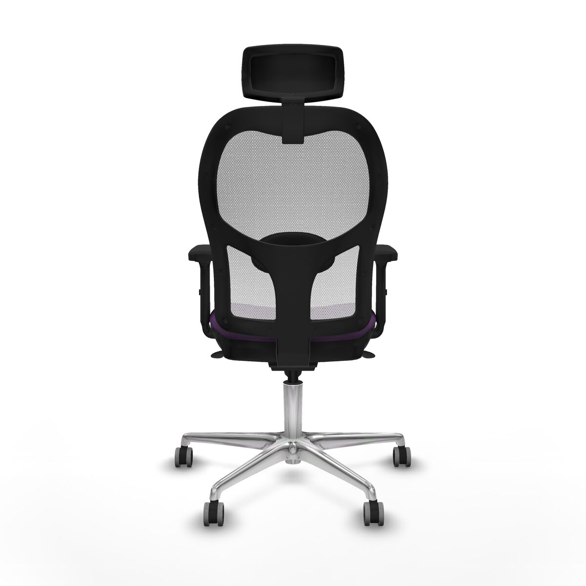 Silla de Oficina con Cabecero Piqueras y Crespo 2D086G2 Morado