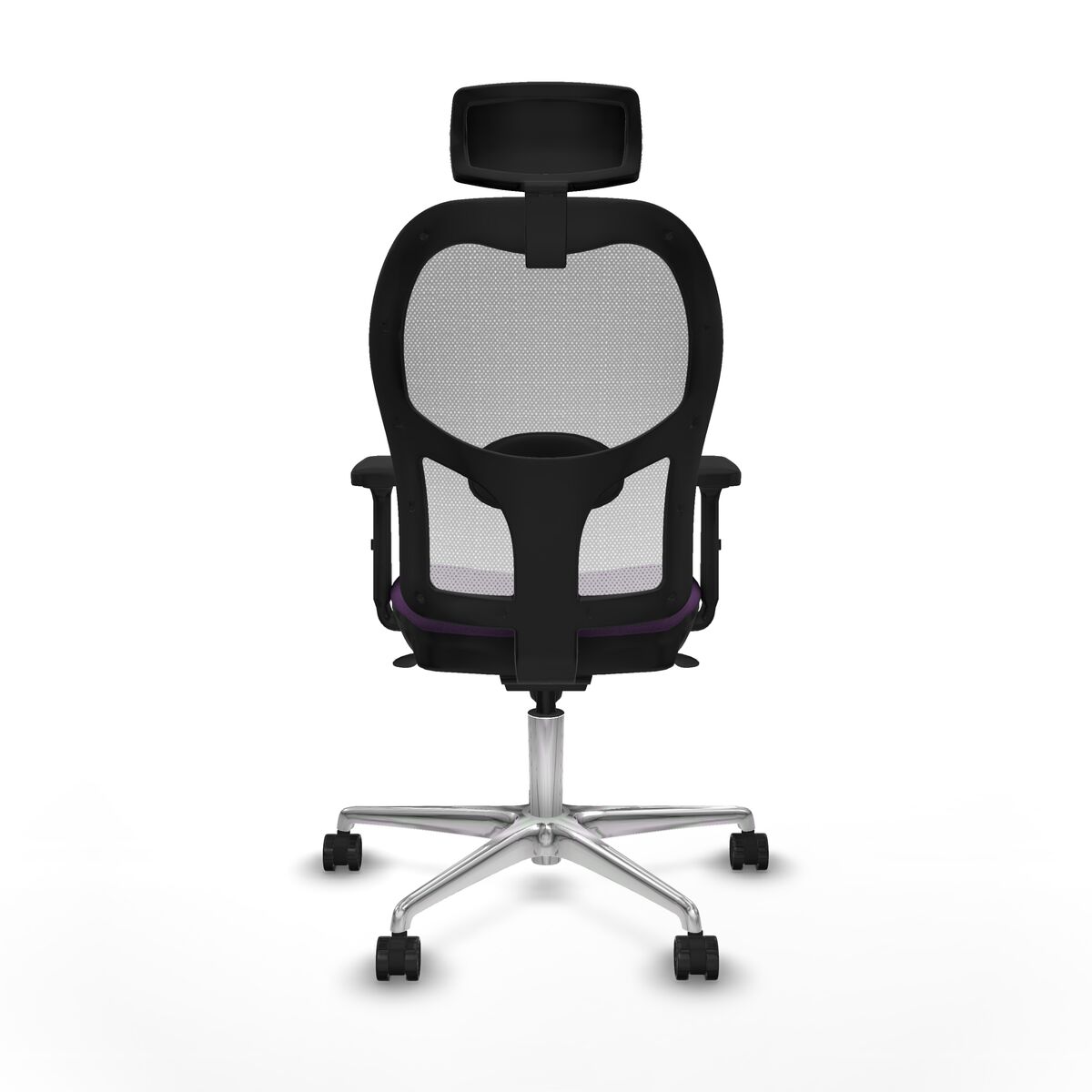 Silla de Oficina con Cabecero Piqueras y Crespo 2D086N2 Morado