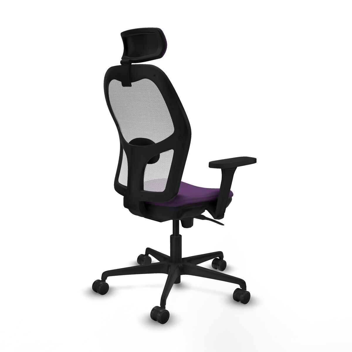 Silla de Oficina con Cabecero Piqueras y Crespo 3D036N2 Morado