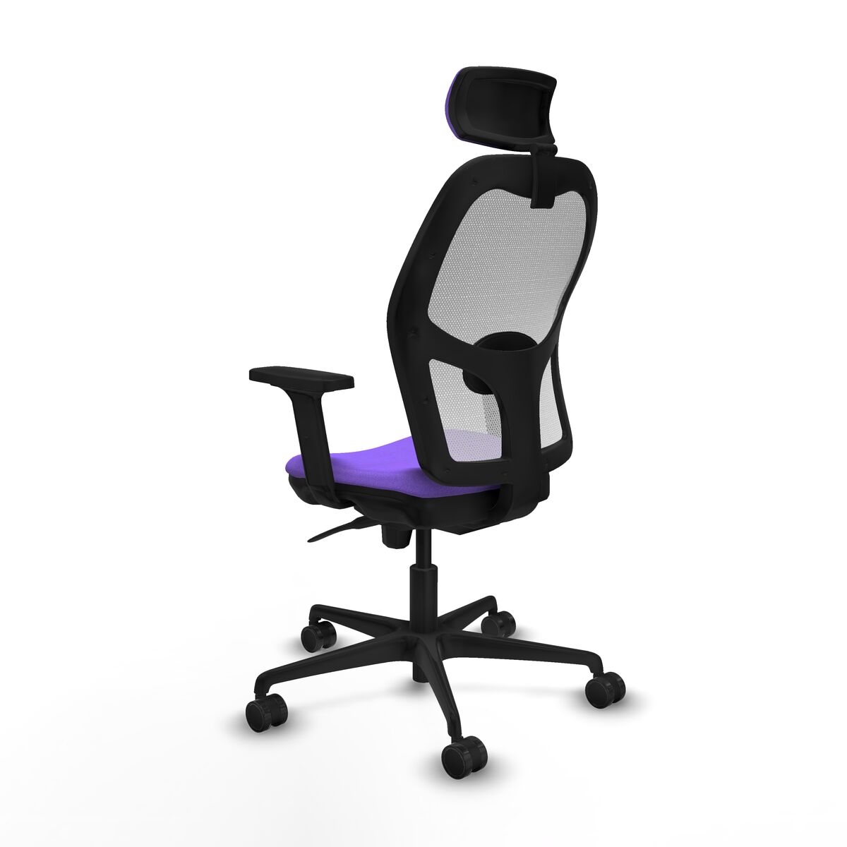 Silla de Oficina con Cabecero Piqueras y Crespo 2D036N2 Lila