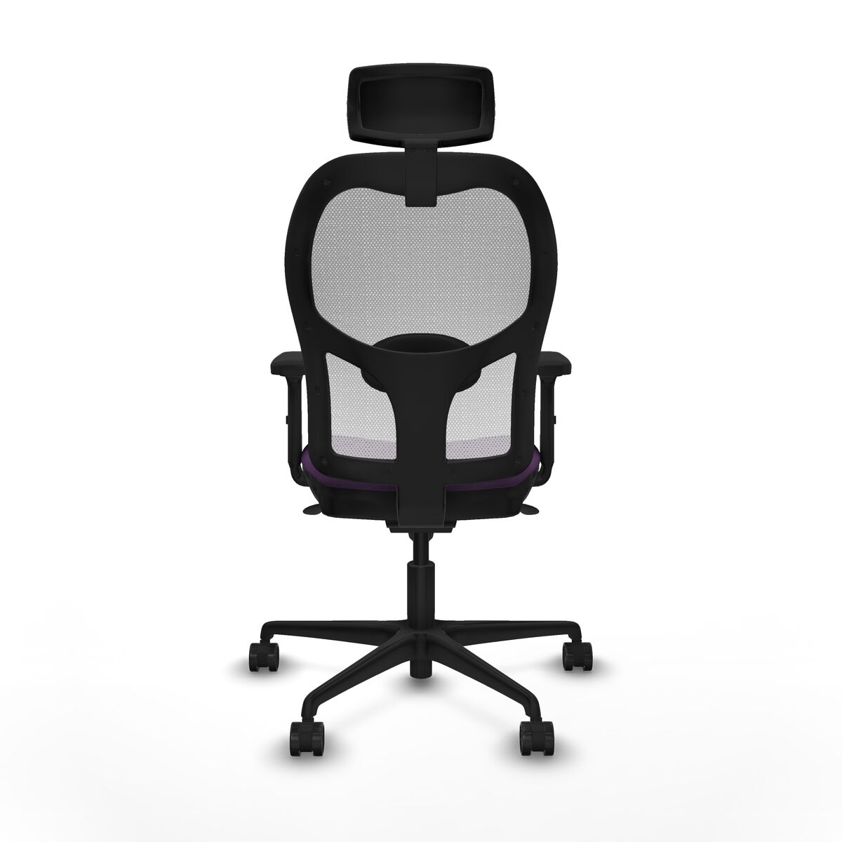 Silla de Oficina con Cabecero Piqueras y Crespo 2D036N2 Morado