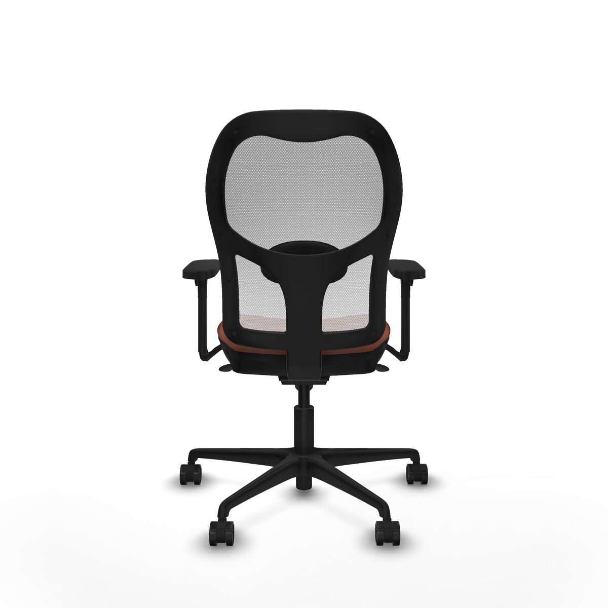 Silla de Oficina Piqueras y Crespo 3D036N0 Blanco Marrón