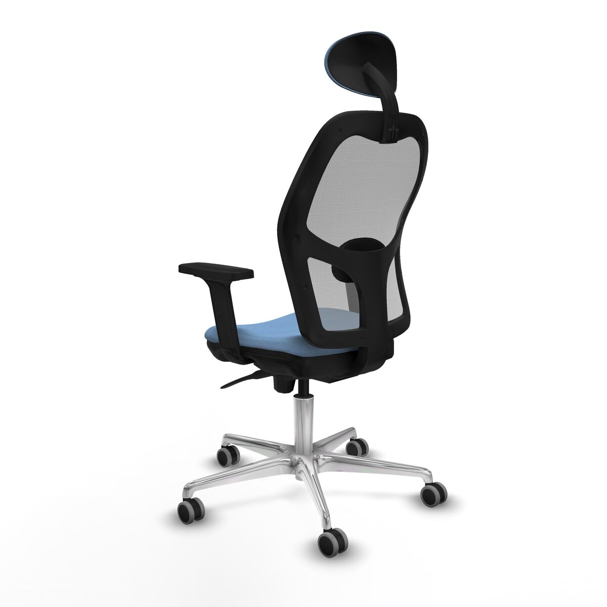 Silla de Oficina con Cabecero Piqueras y Crespo 2D086G1 Azul cielo