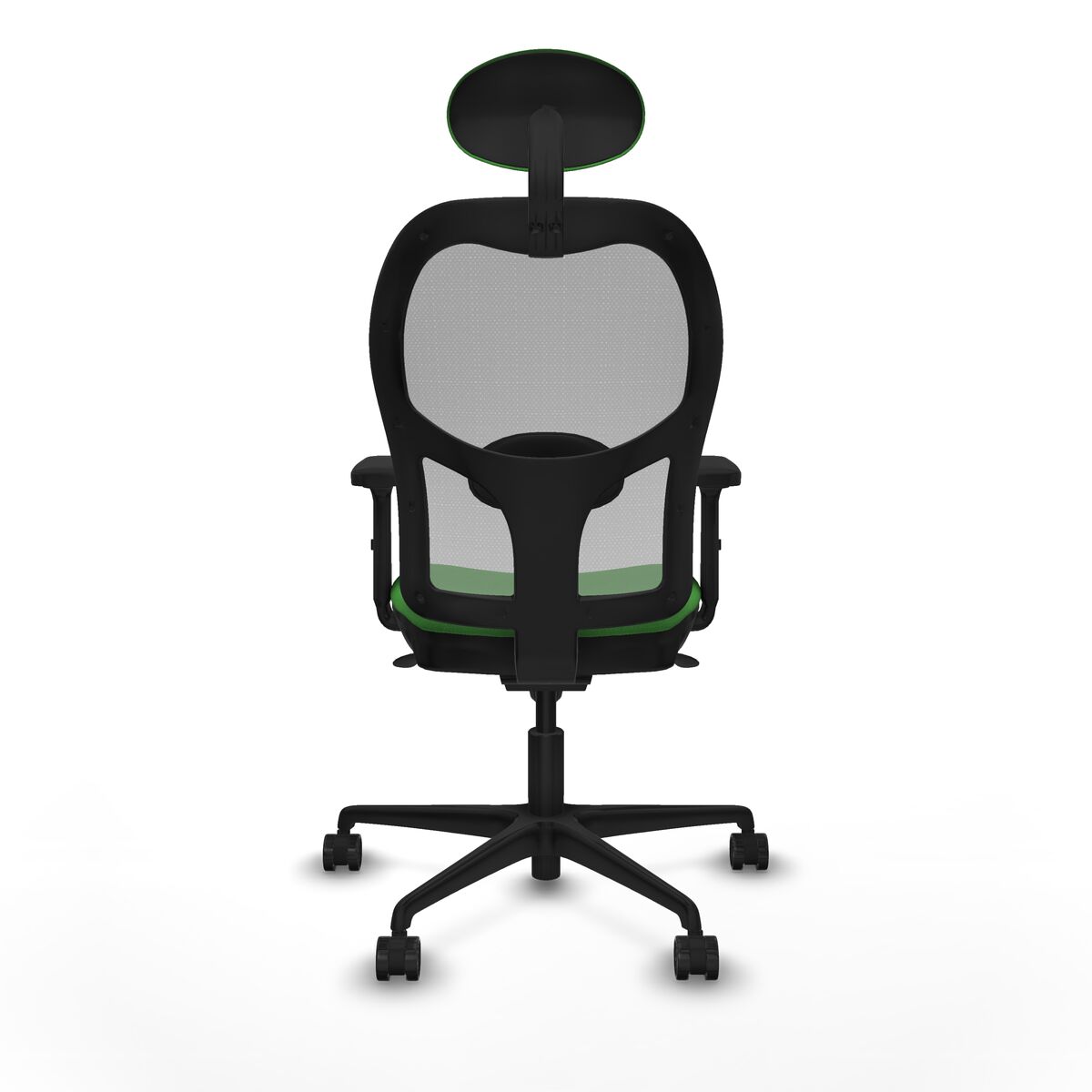 Silla de Oficina con Cabecero Piqueras y Crespo 2D036N1 Verde