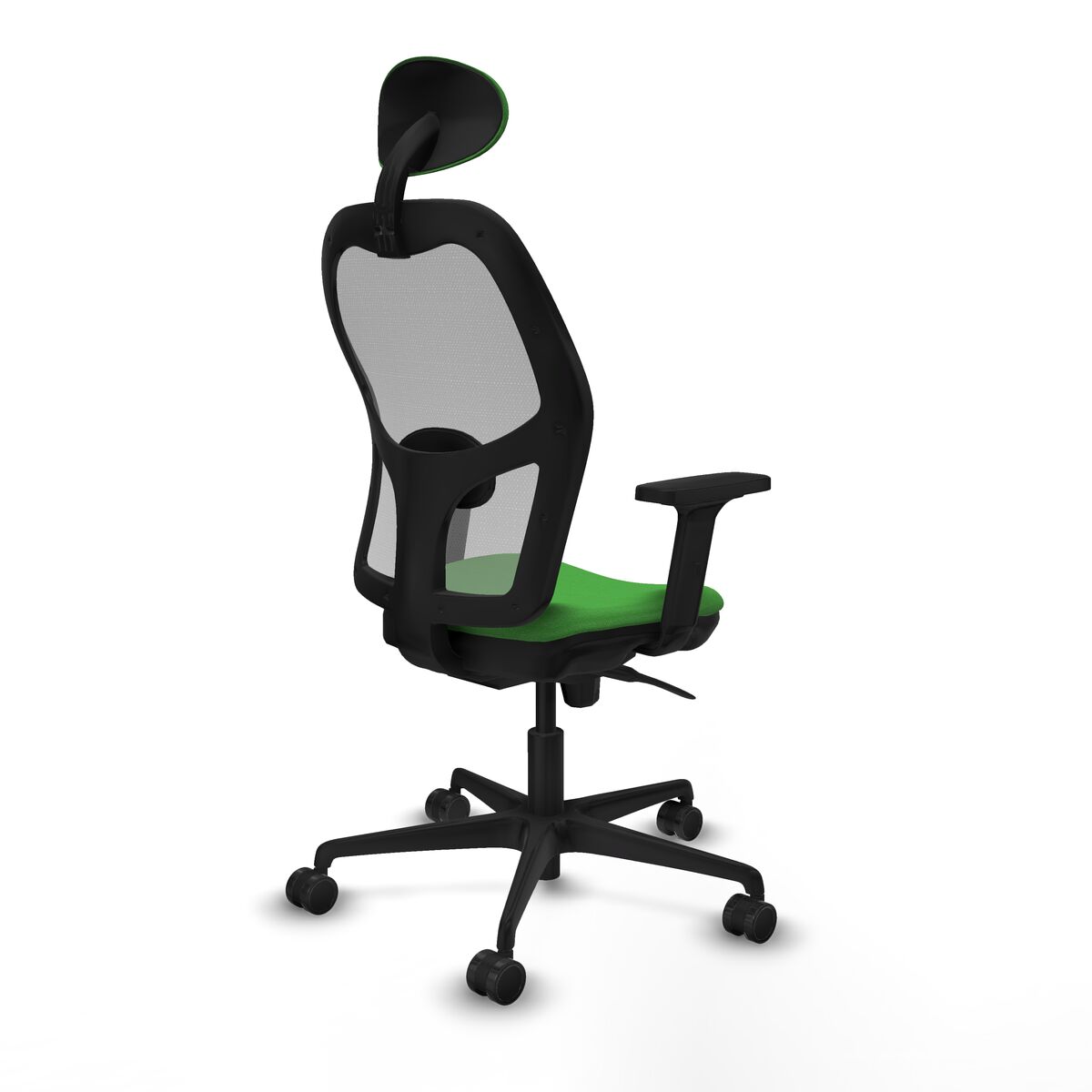Silla de Oficina con Cabecero Piqueras y Crespo 2D036N1 Verde