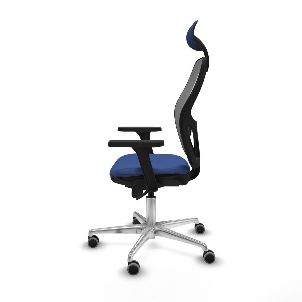 Silla de Oficina con Cabecero Piqueras y Crespo 3D086G1 Azul marino