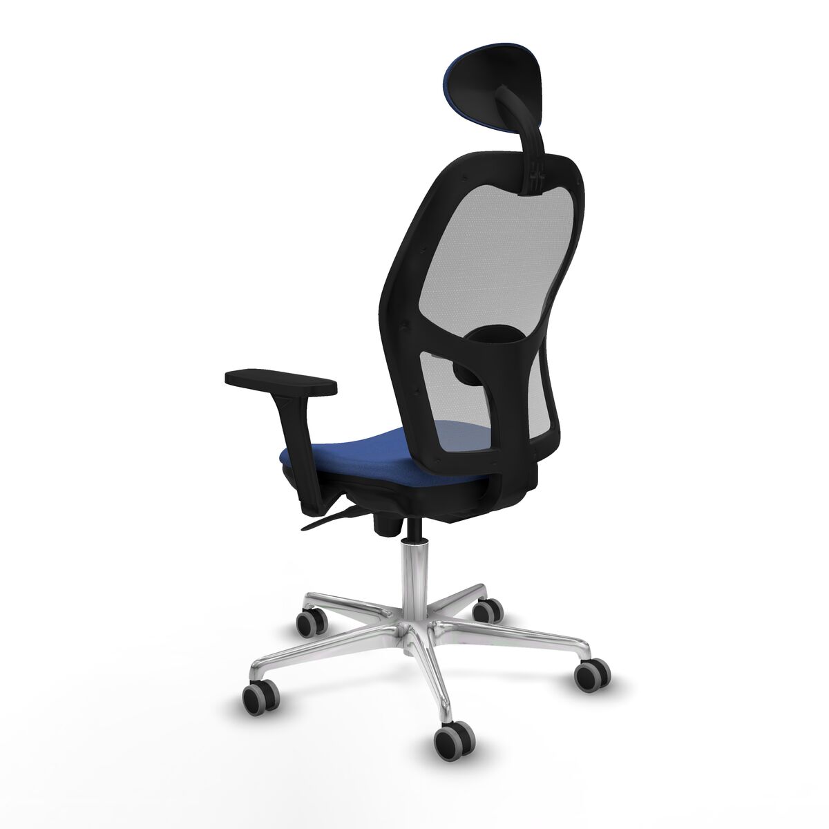 Silla de Oficina con Cabecero Piqueras y Crespo 3D086G1 Azul marino