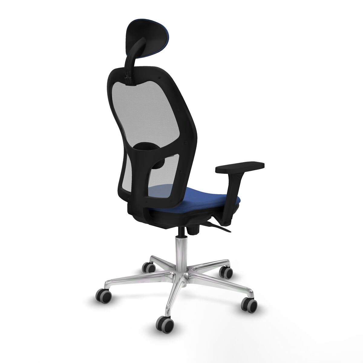 Silla de Oficina con Cabecero Piqueras y Crespo 3D086G1 Azul marino