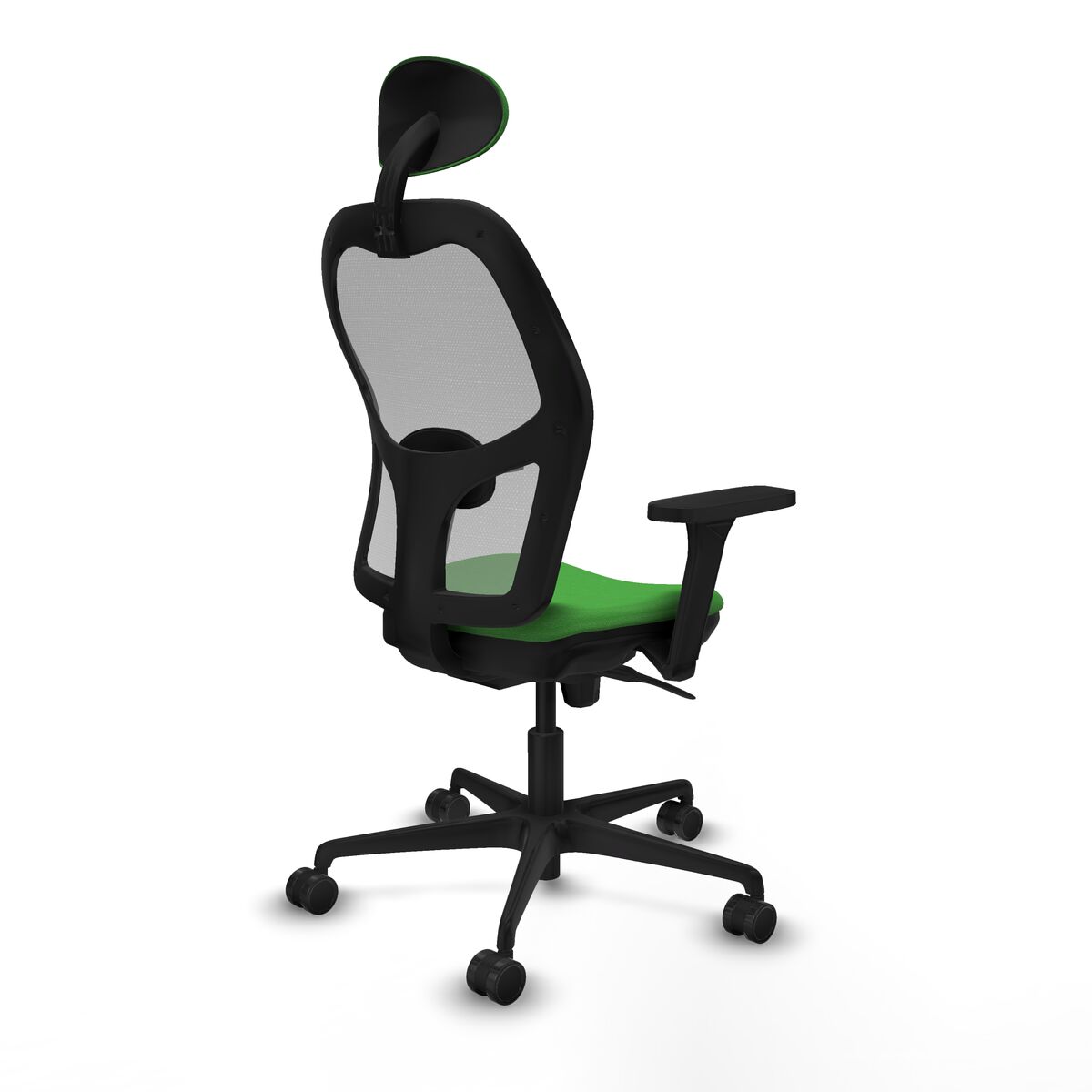 Silla de Oficina con Cabecero Piqueras y Crespo 3D036N1 Verde