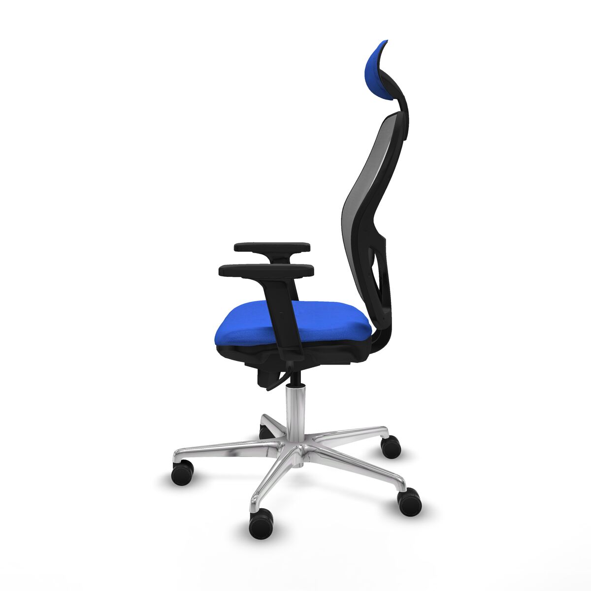 Silla de Oficina con Cabecero Piqueras y Crespo 2D086N1 Azul