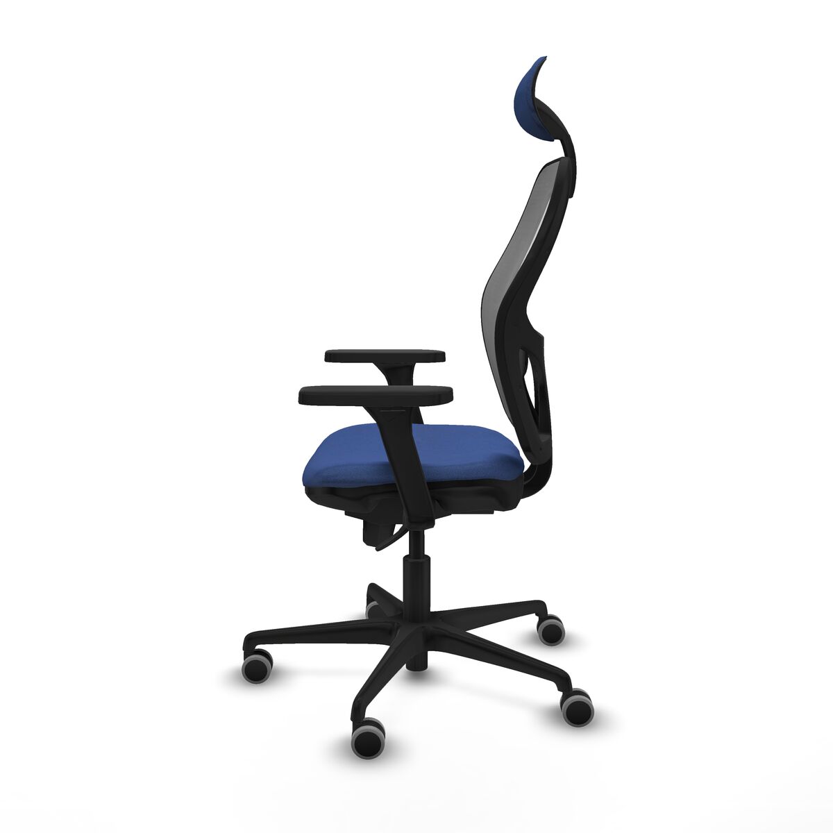 Silla de Oficina con Cabecero Piqueras y Crespo 3D036G1 Azul marino