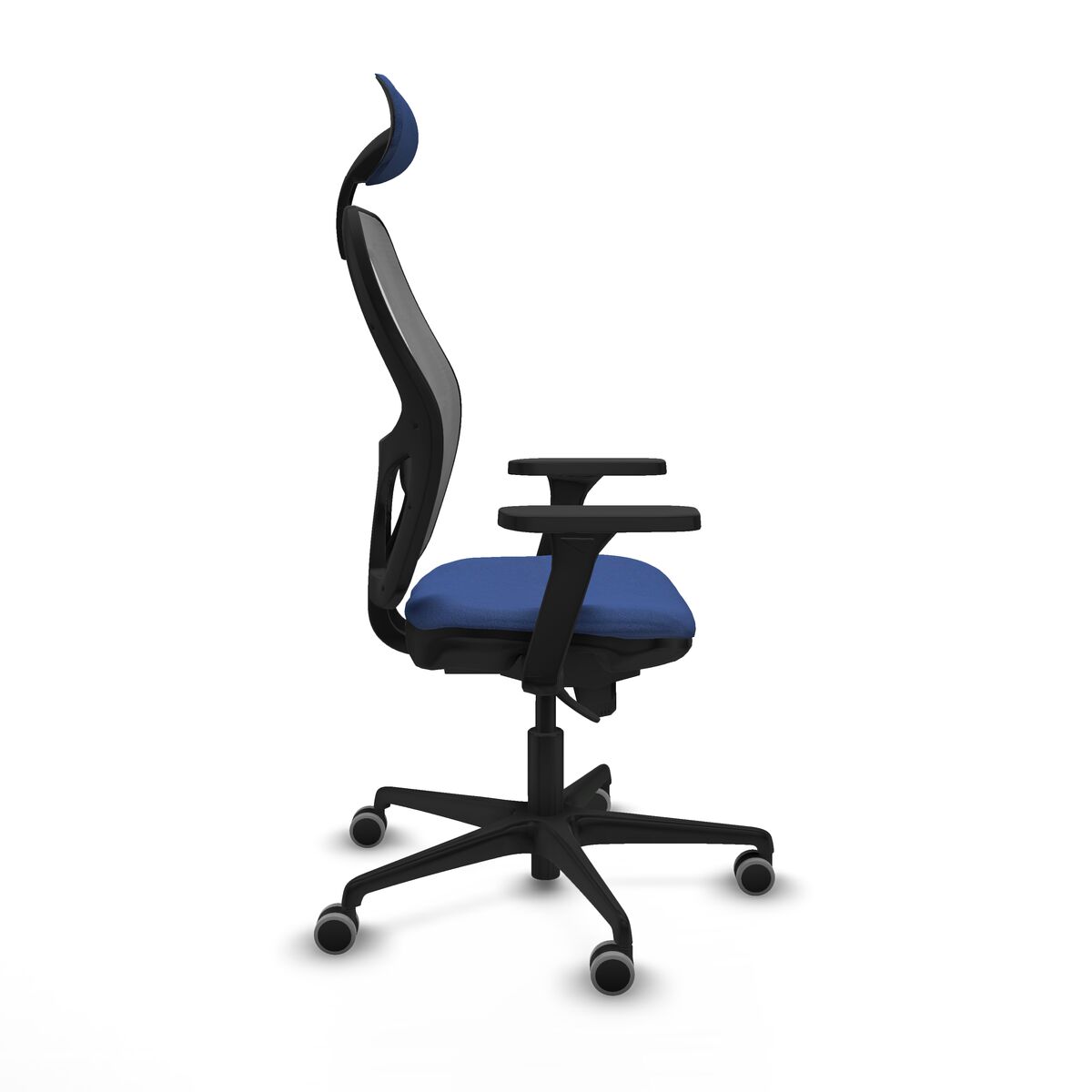 Silla de Oficina con Cabecero Piqueras y Crespo 3D036G1 Azul marino