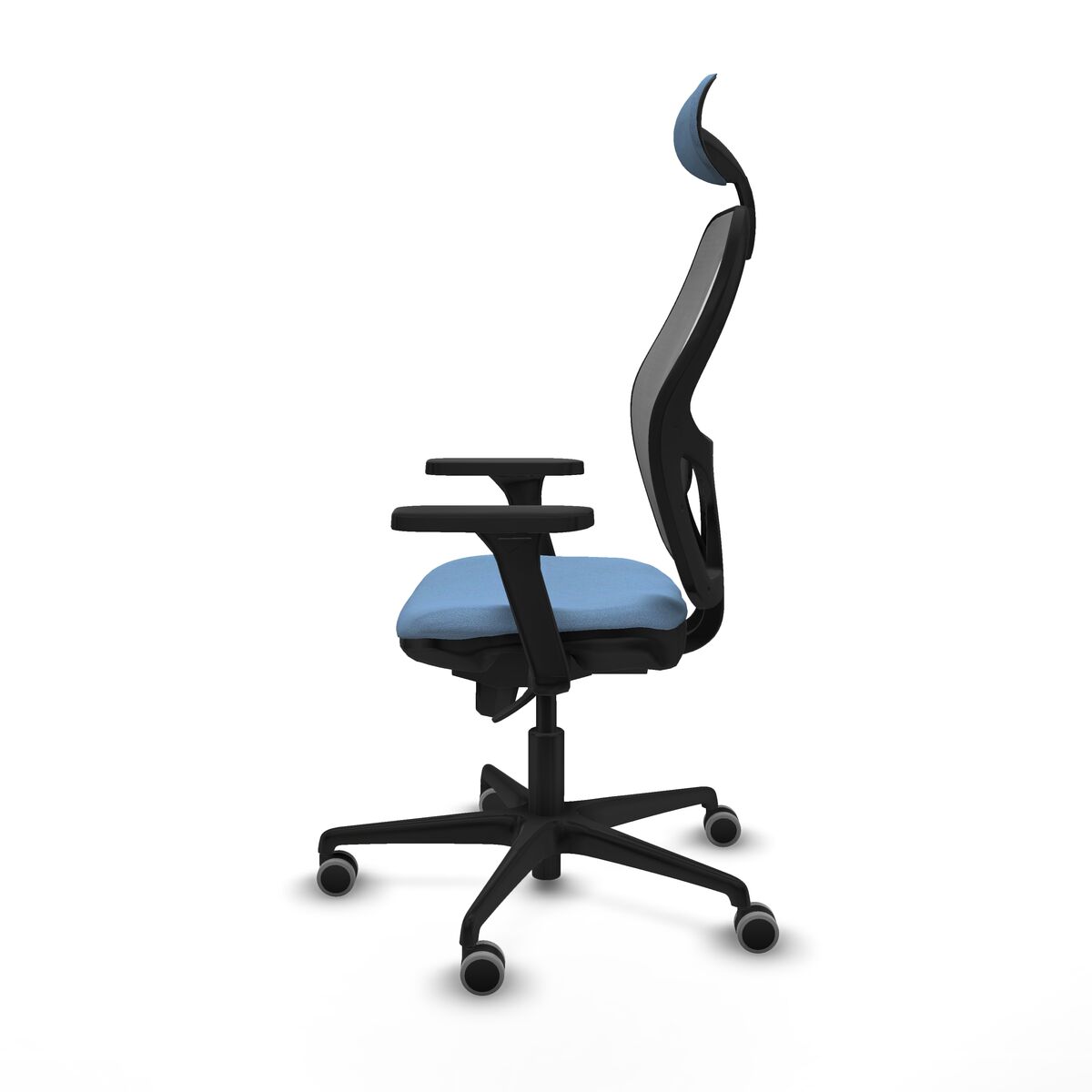 Silla de Oficina con Cabecero Piqueras y Crespo 3D036G1 Azul cielo