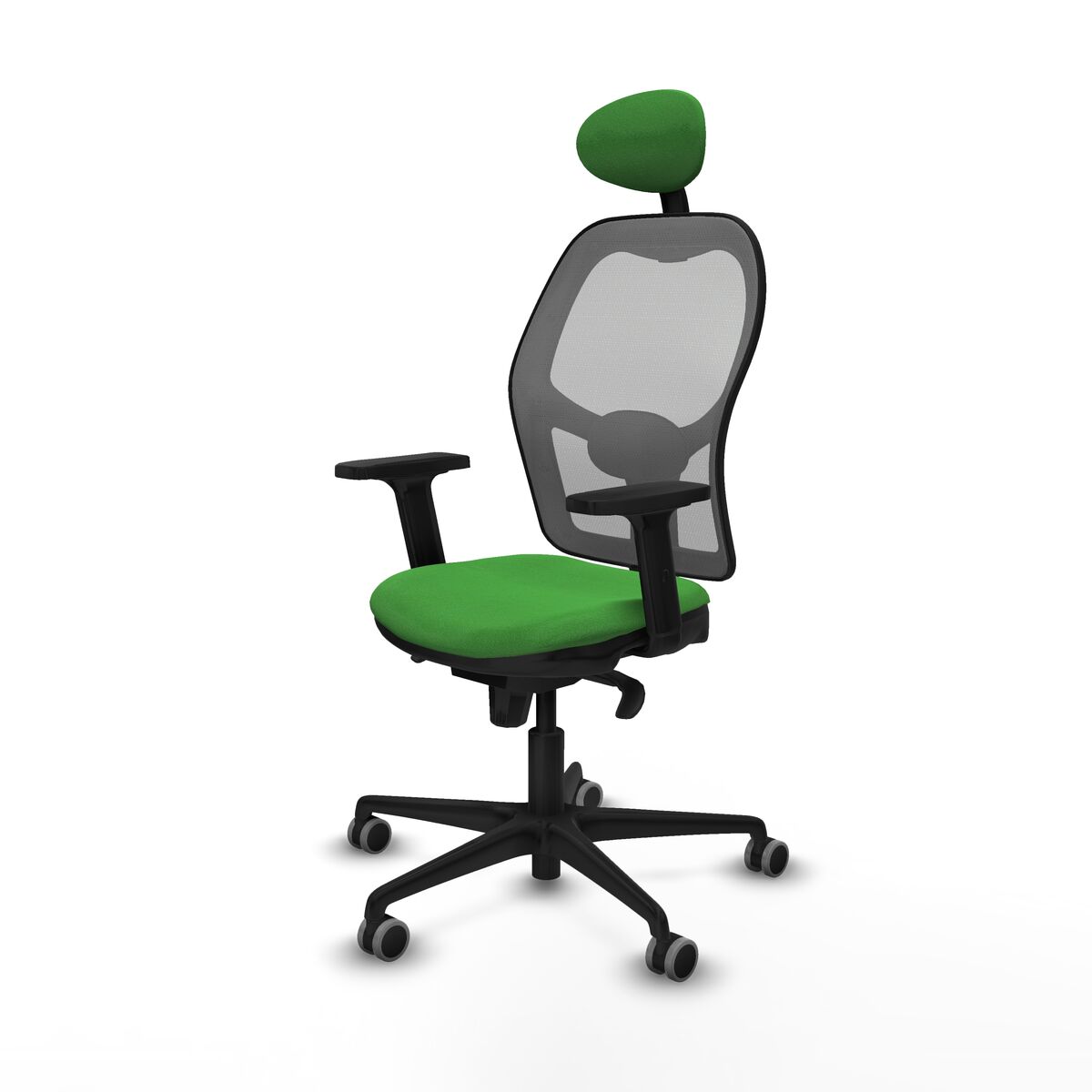 Silla de Oficina con Cabecero Piqueras y Crespo 2D036G1 Verde