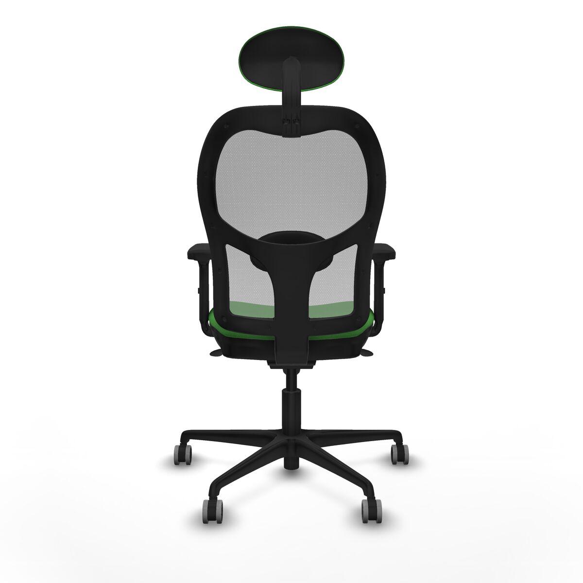 Silla de Oficina con Cabecero Piqueras y Crespo 2D036G1 Verde