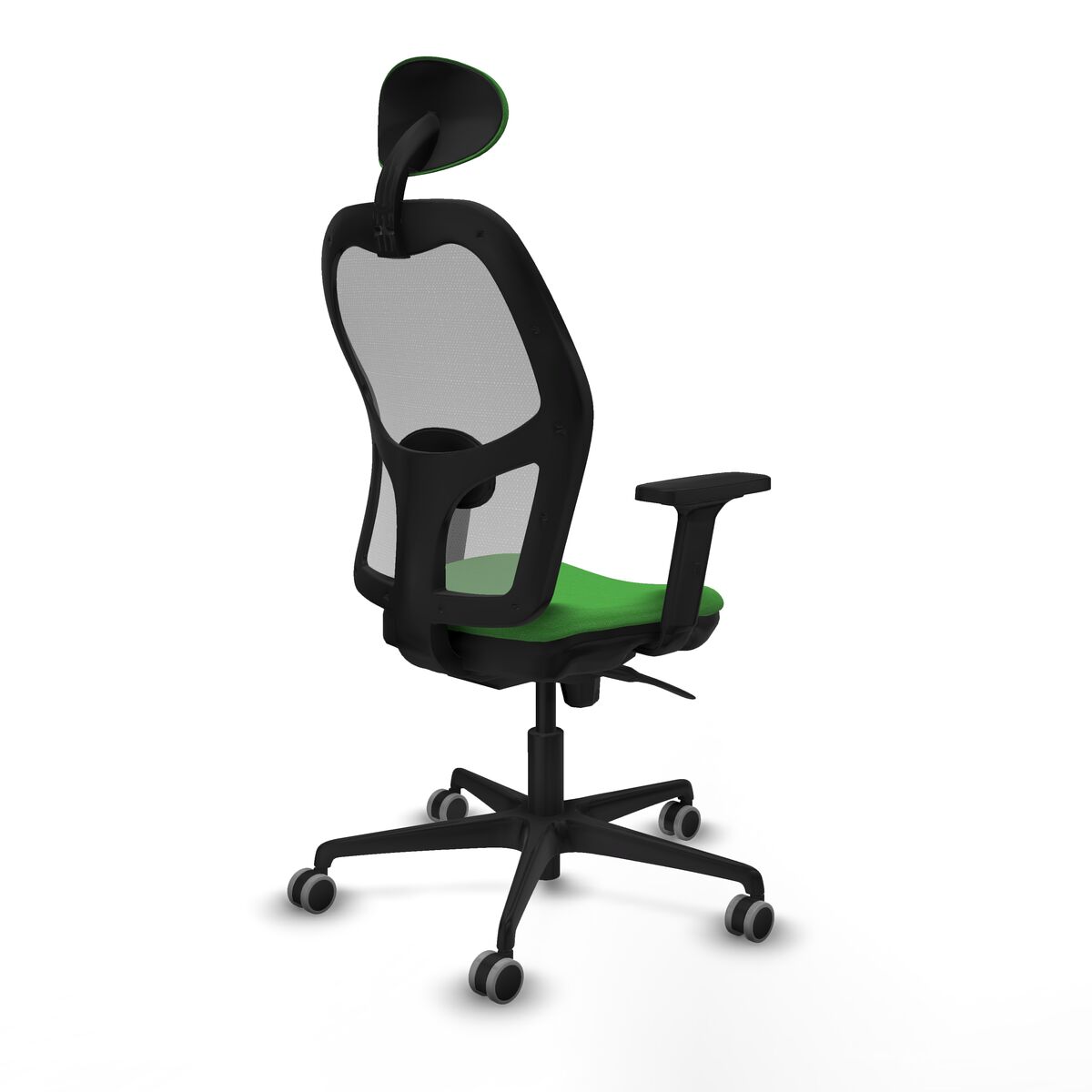 Silla de Oficina con Cabecero Piqueras y Crespo 2D036G1 Verde