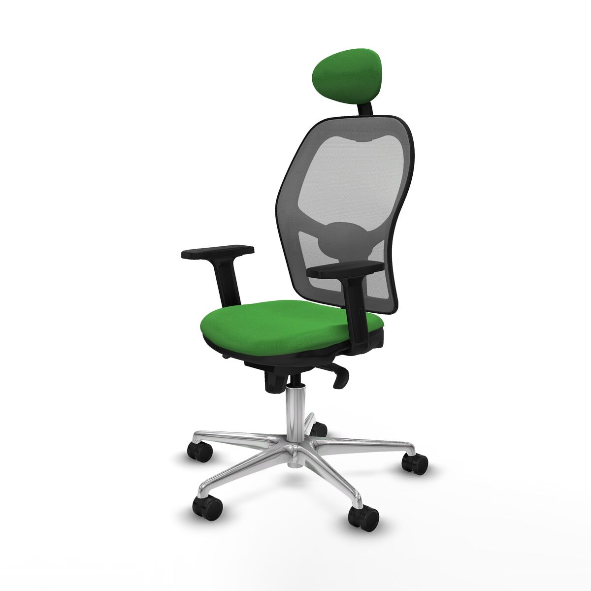 Silla de Oficina con Cabecero Piqueras y Crespo 2D086N1 Verde