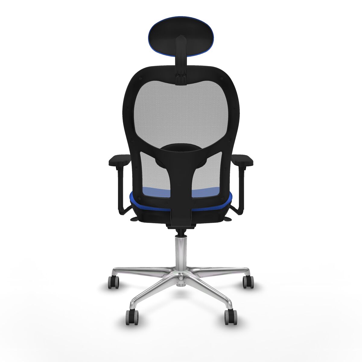 Silla de Oficina con Cabecero Piqueras y Crespo 3D086G1 Azul