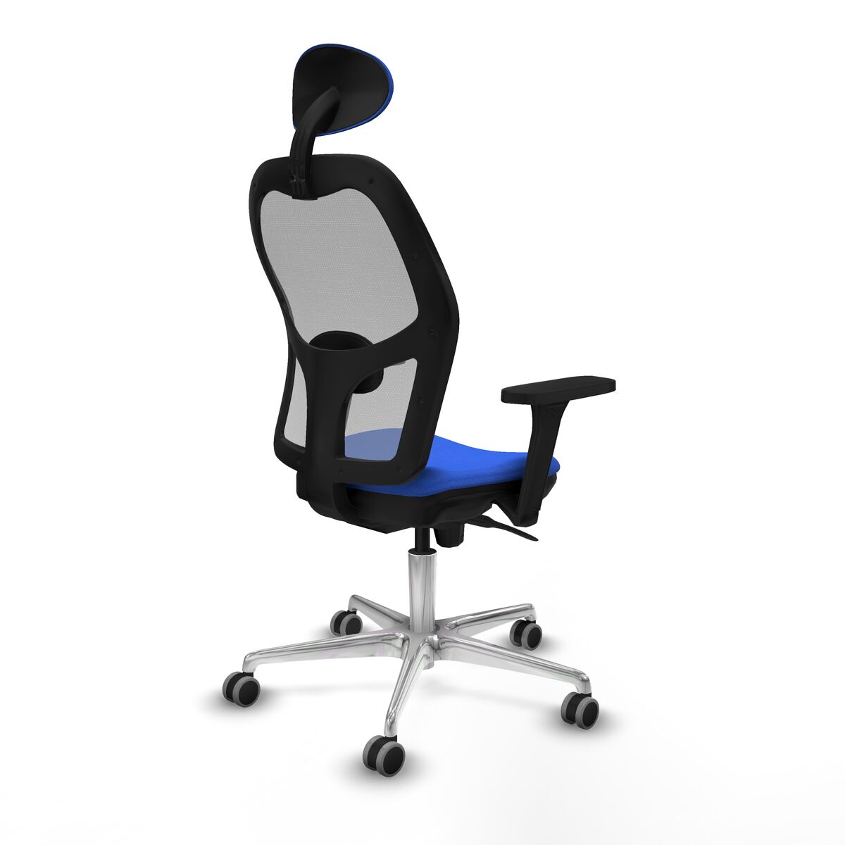 Silla de Oficina con Cabecero Piqueras y Crespo 3D086G1 Azul