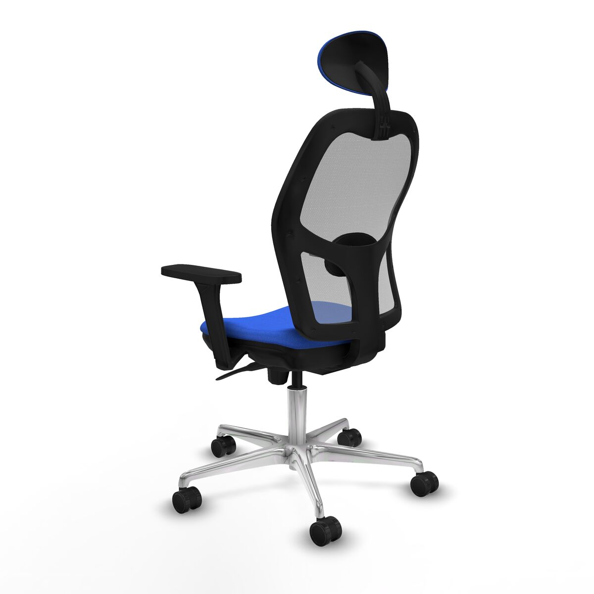 Silla de Oficina con Cabecero Piqueras y Crespo 3D086N1 Azul