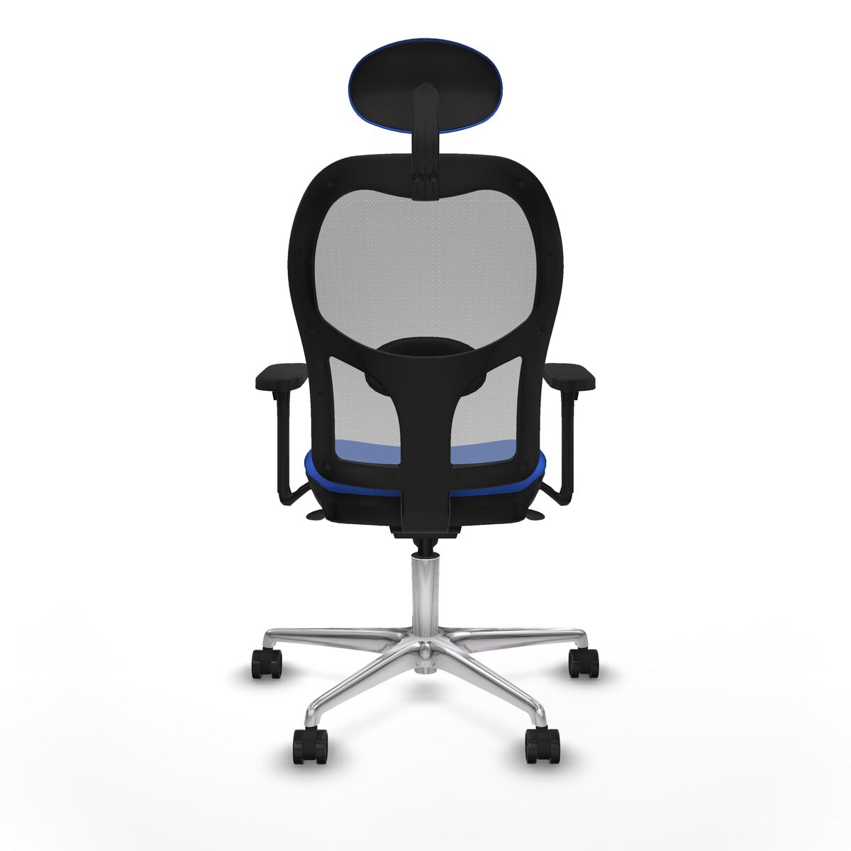 Silla de Oficina con Cabecero Piqueras y Crespo 3D086N1 Azul