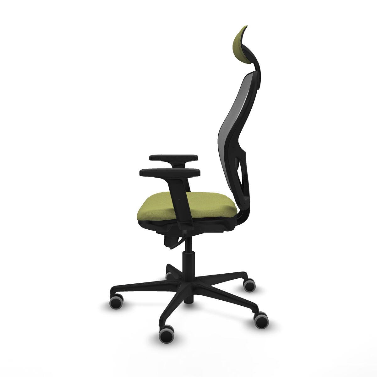 Silla de Oficina con Cabecero Piqueras y Crespo 2D036G1 Verde