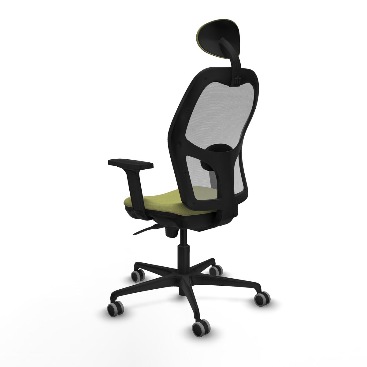 Silla de Oficina con Cabecero Piqueras y Crespo 2D036G1 Verde