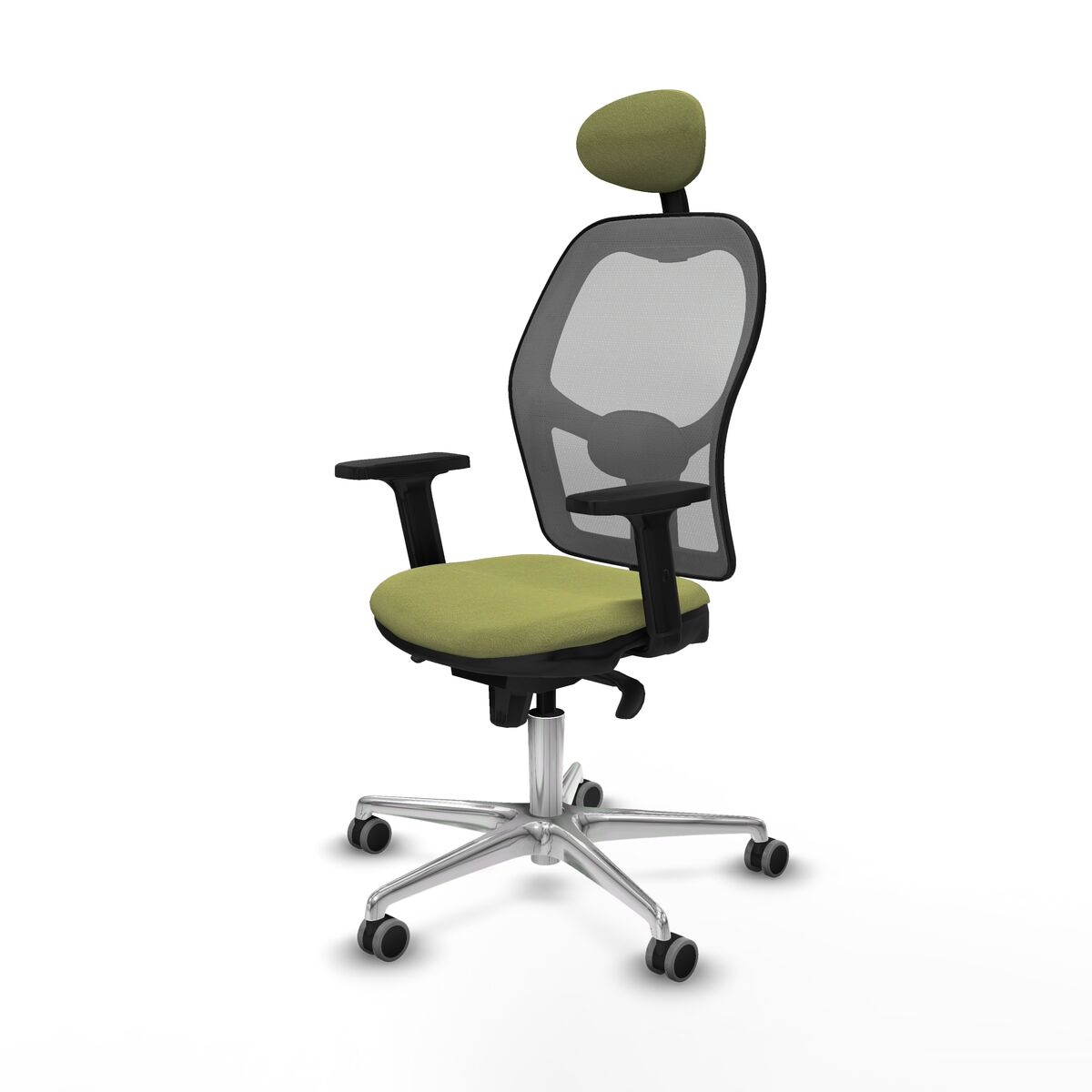 Silla de Oficina con Cabecero Piqueras y Crespo 2D086G1 Verde