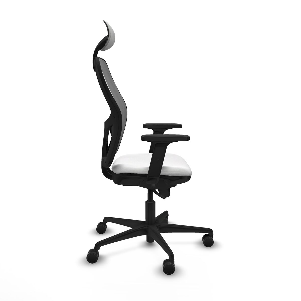 Silla de Oficina con Cabecero Piqueras y Crespo 2D036N1 Blanco