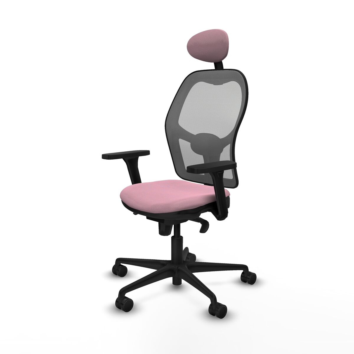 Silla de Oficina con Cabecero Piqueras y Crespo 3D036N1 Rosa