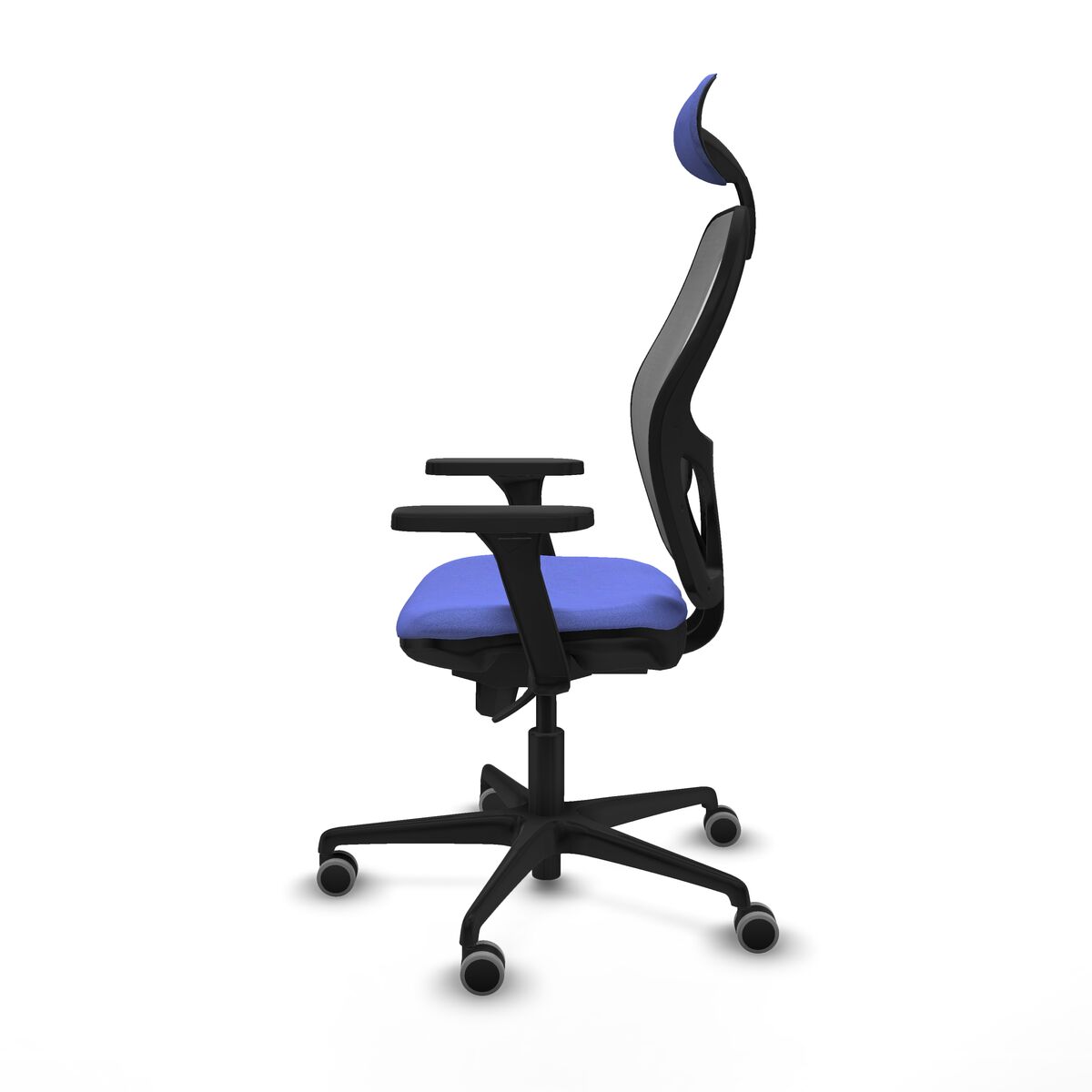Silla de Oficina con Cabecero Piqueras y Crespo 3D036G1 Azul claro