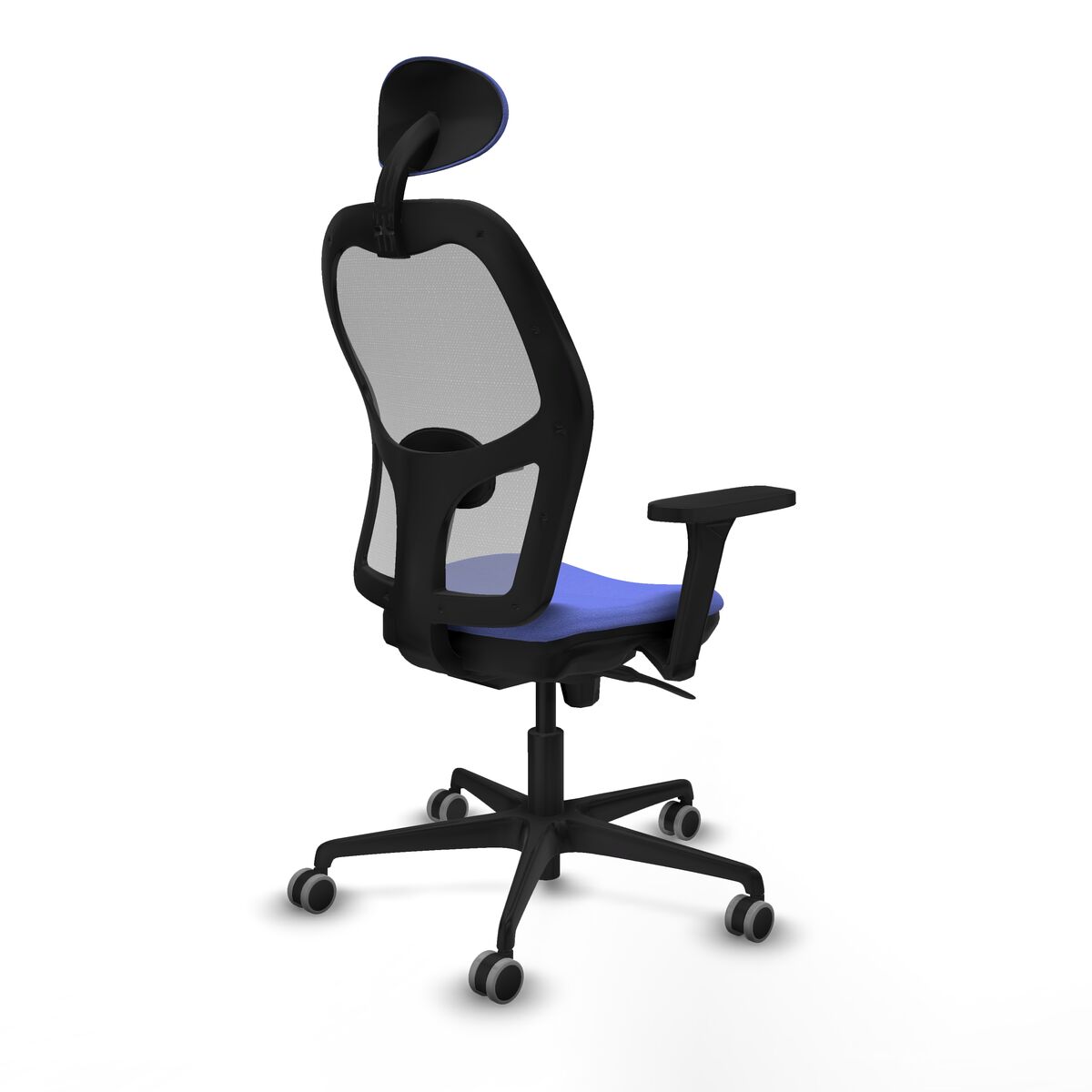 Silla de Oficina con Cabecero Piqueras y Crespo 3D036G1 Azul claro