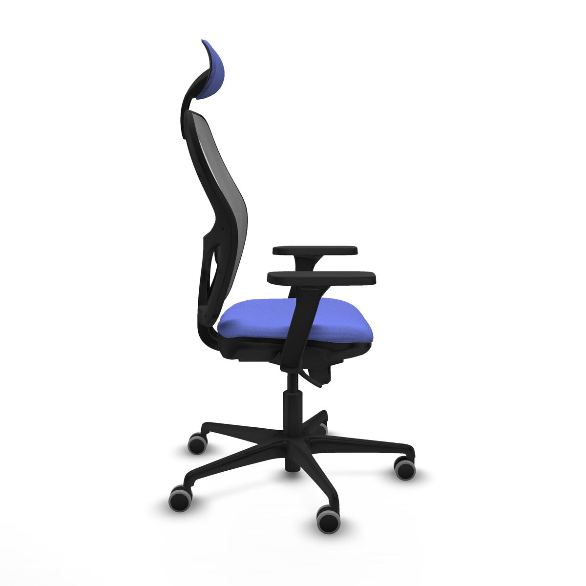 Silla de Oficina con Cabecero Piqueras y Crespo 3D036G1 Azul claro