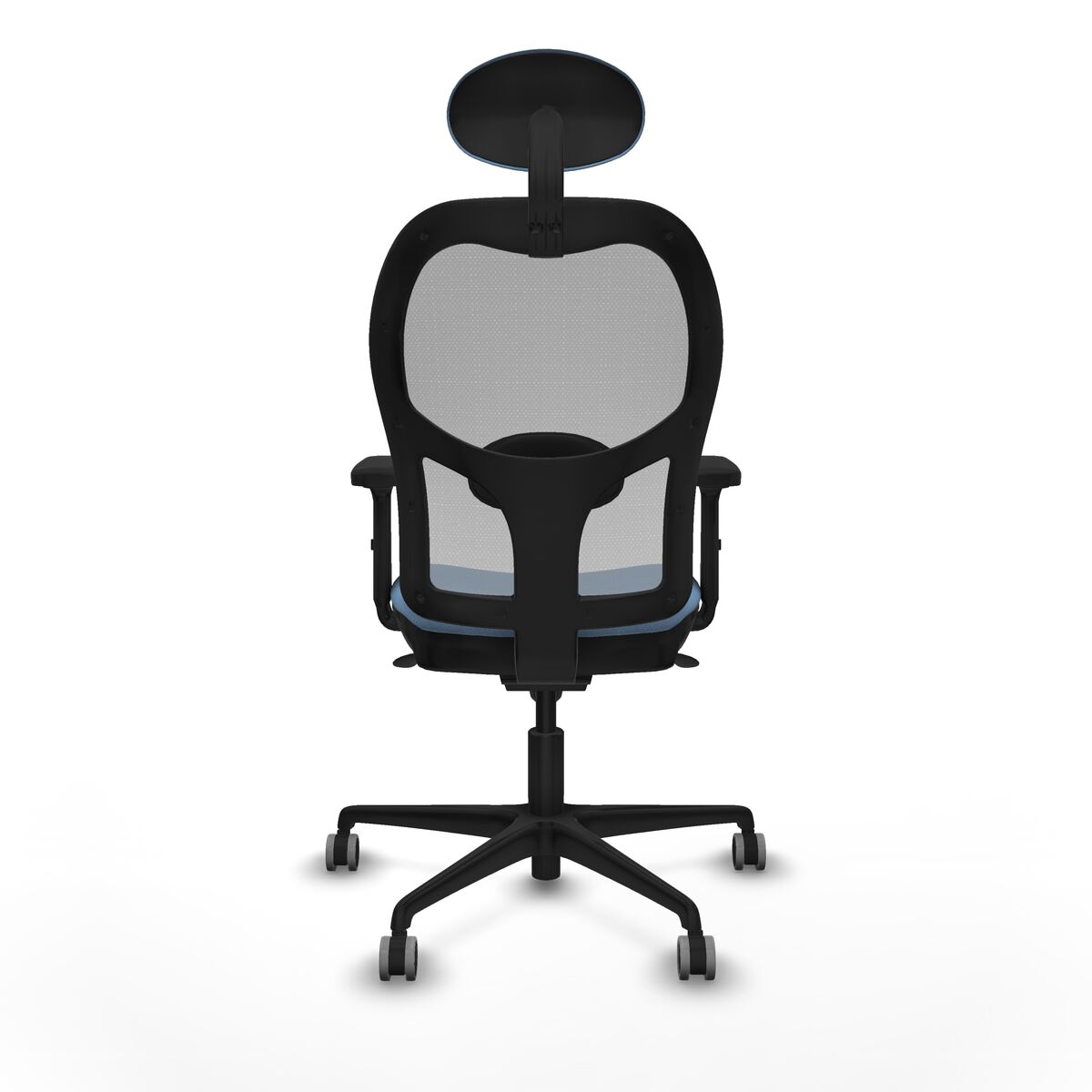 Silla de Oficina con Cabecero Piqueras y Crespo 2D036G1 Azul cielo