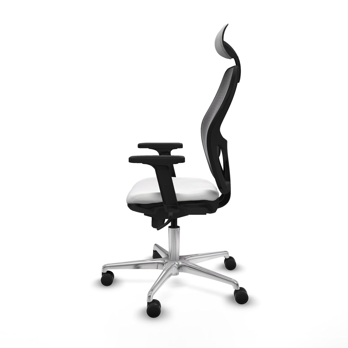 Silla de Oficina con Cabecero Piqueras y Crespo 2D086N1 Blanco