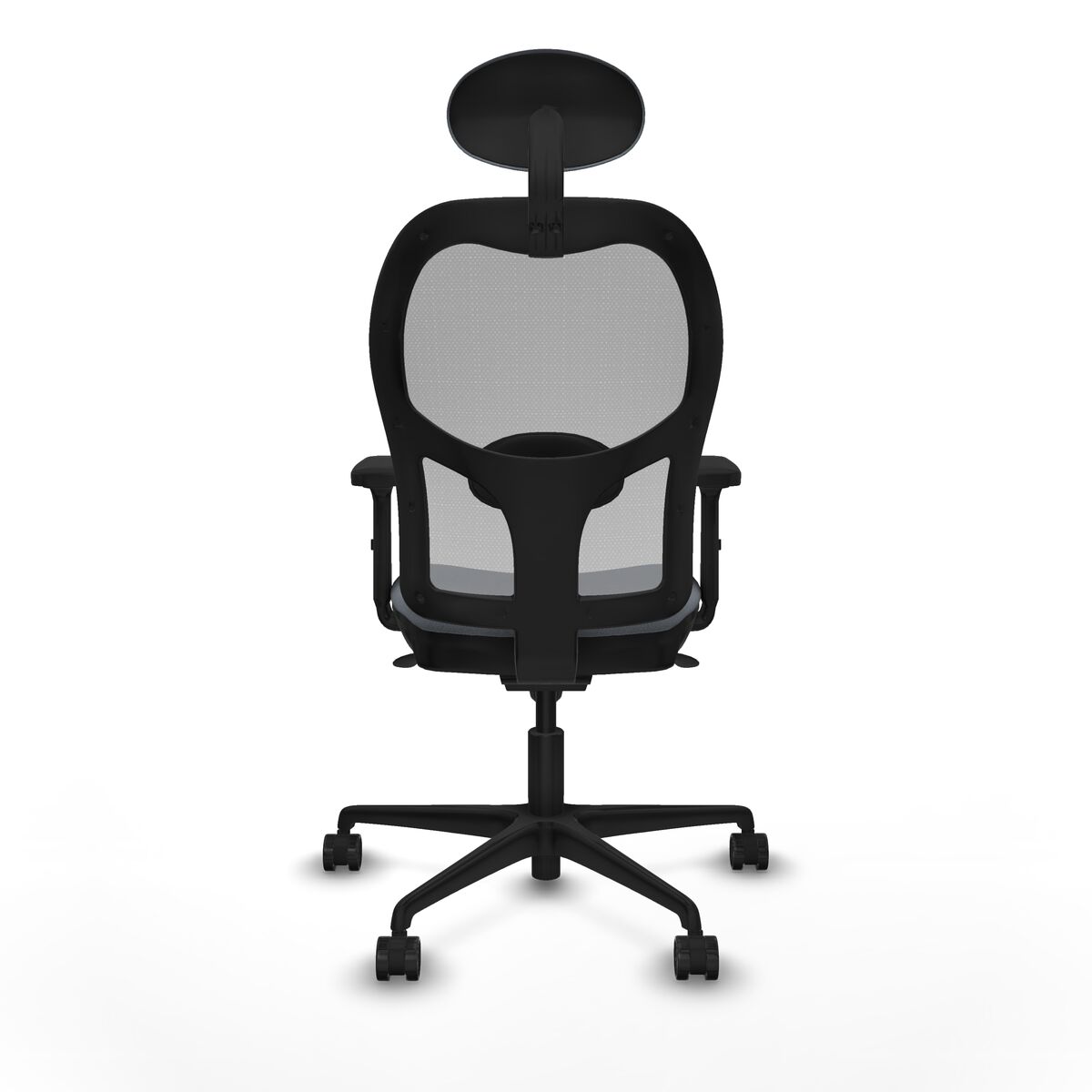 Silla de Oficina con Cabecero Piqueras y Crespo 2D036N1 Gris