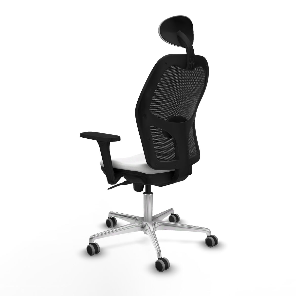 Silla de Oficina con Cabecero Piqueras y Crespo 3D086G1 Blanco