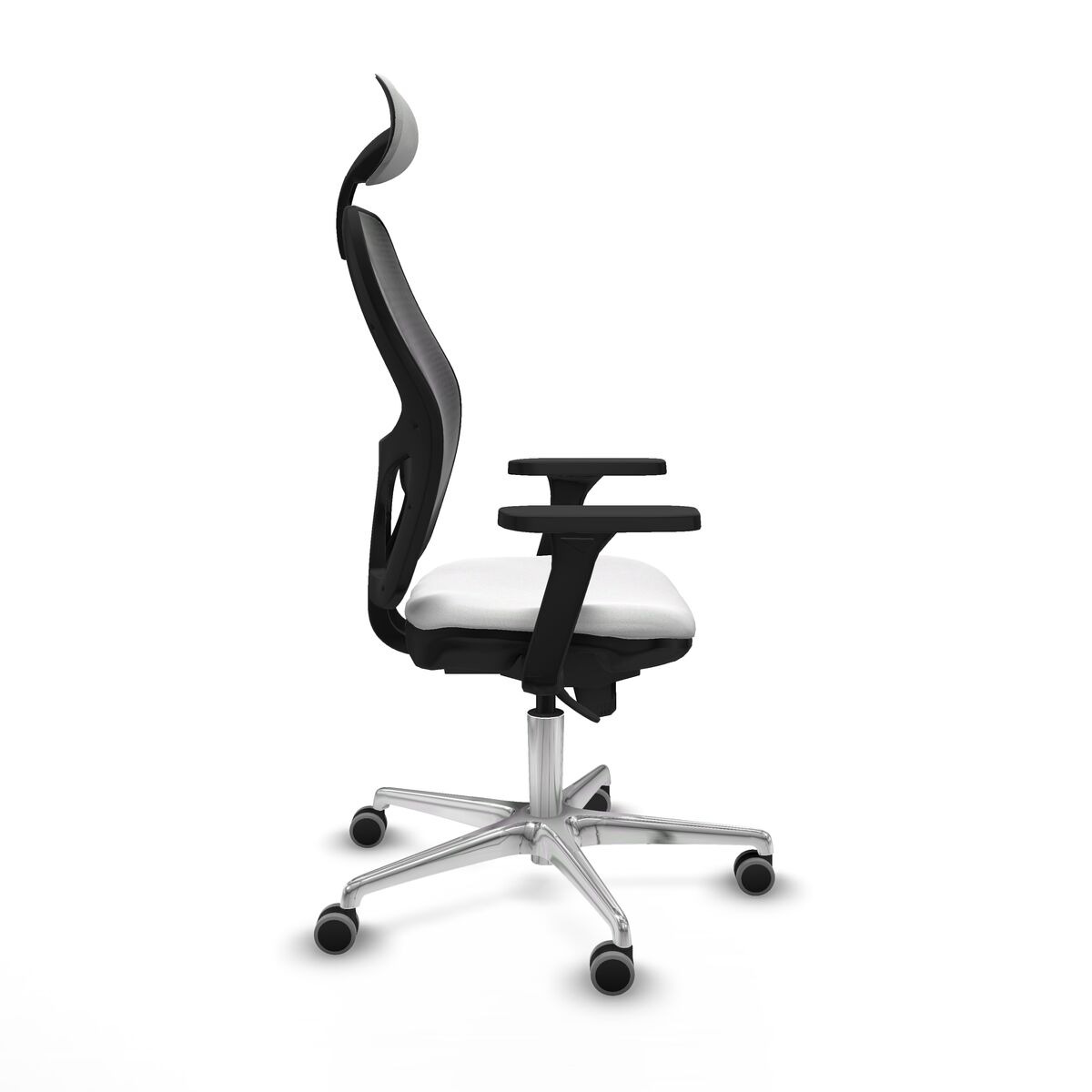 Silla de Oficina con Cabecero Piqueras y Crespo 3D086G1 Blanco