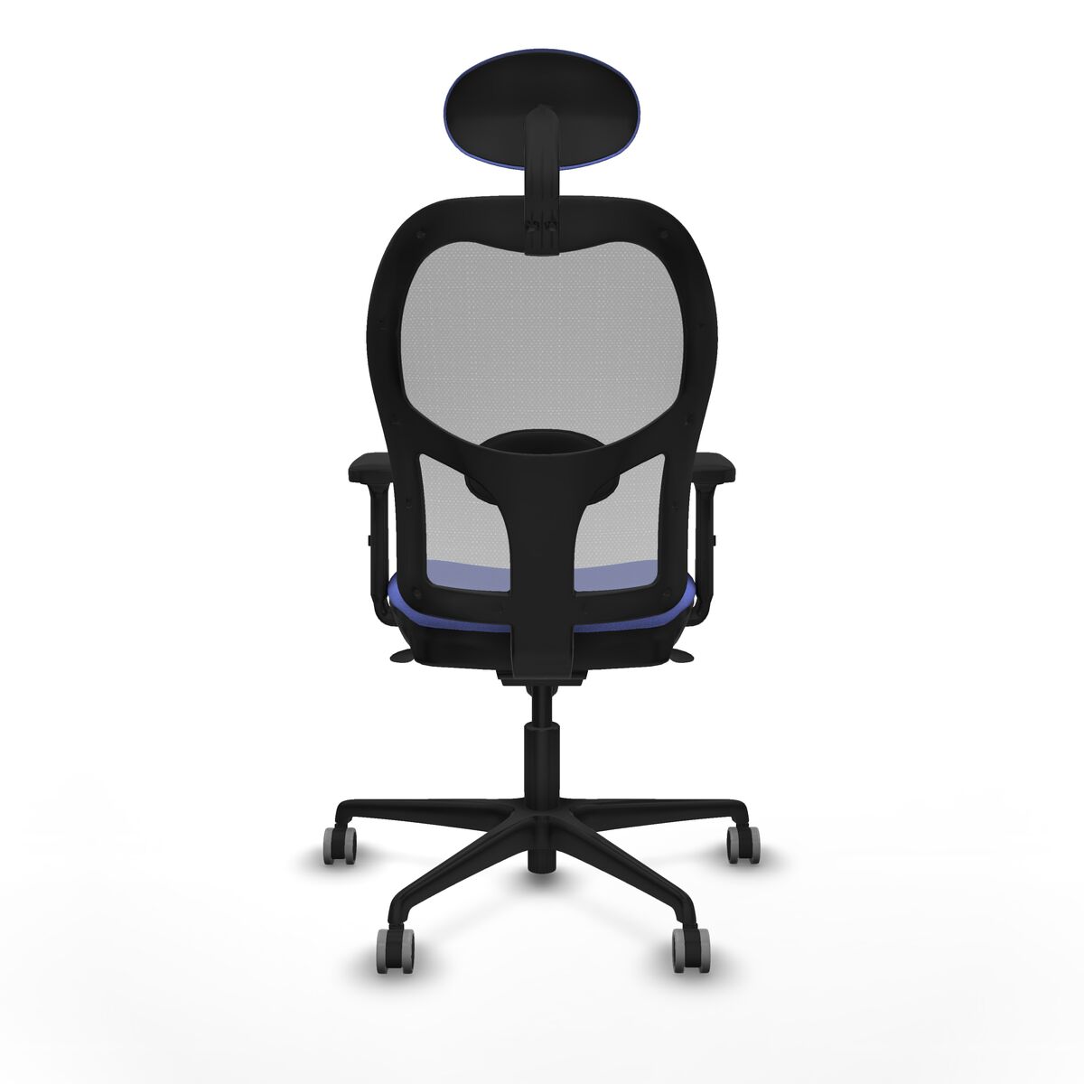 Silla de Oficina con Cabecero Piqueras y Crespo 2D036G1 Azul claro