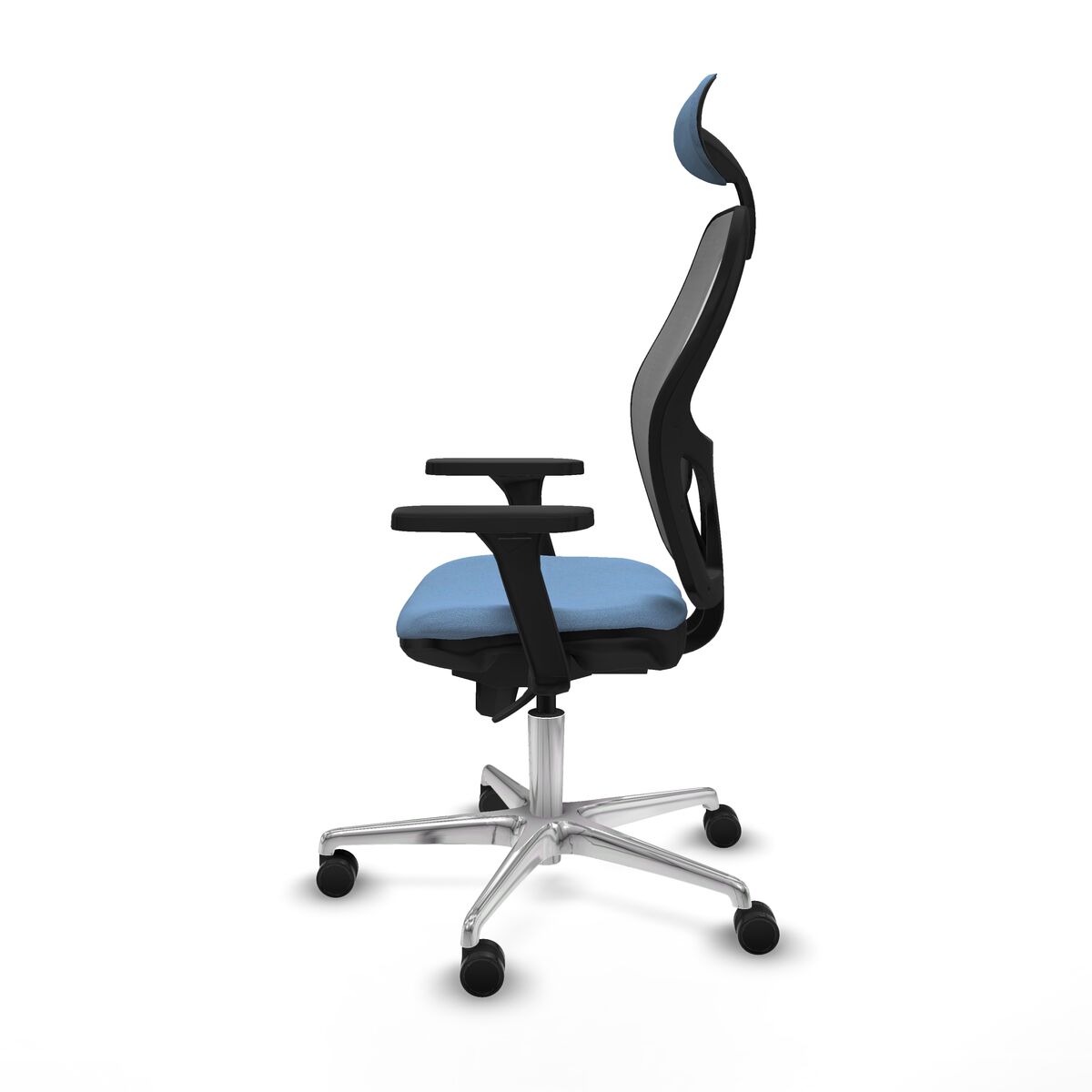 Silla de Oficina con Cabecero Piqueras y Crespo 3D086N1 Azul cielo