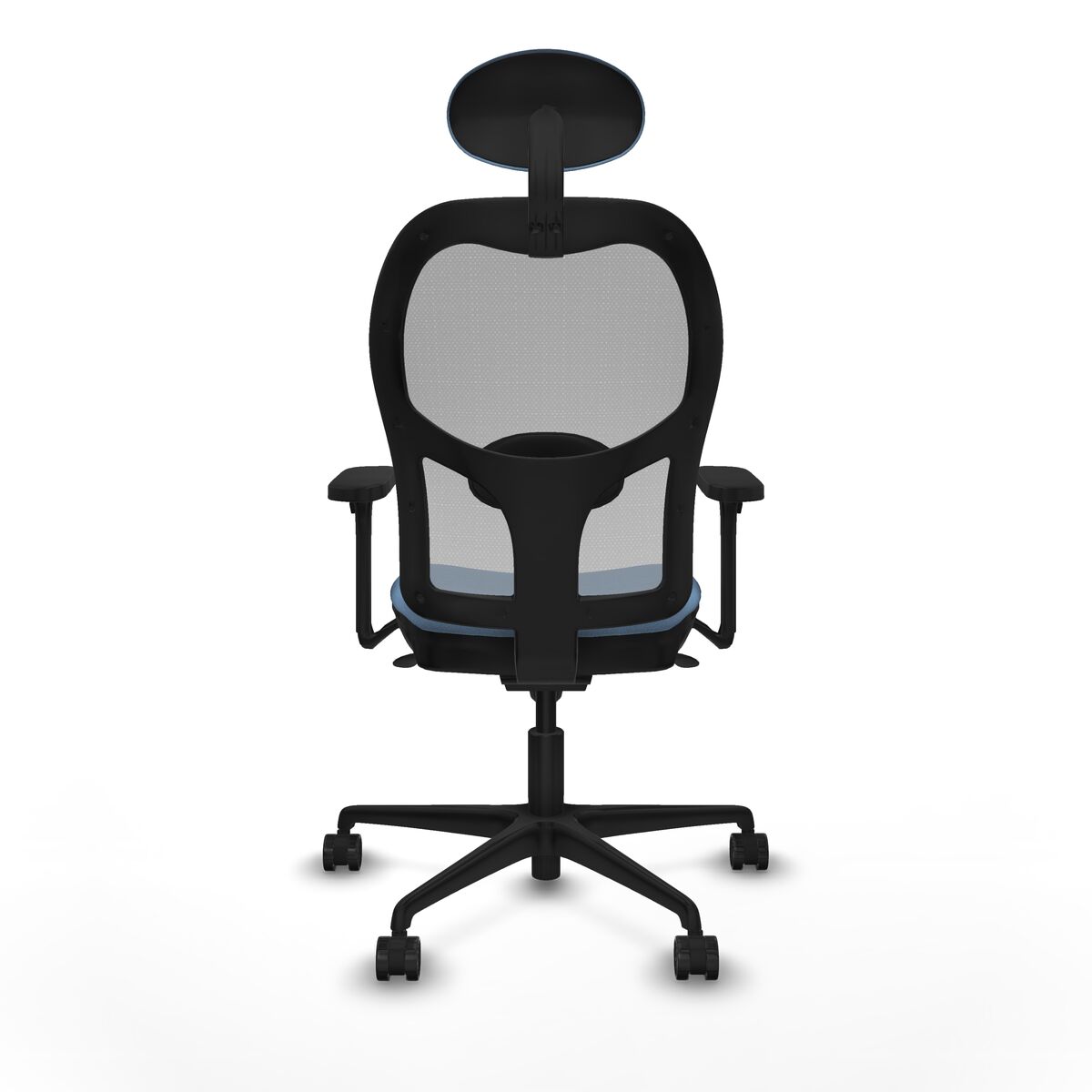 Silla de Oficina con Cabecero Piqueras y Crespo 3D036N1 Azul cielo