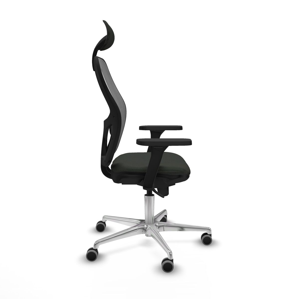 Silla de Oficina con Cabecero Piqueras y Crespo 3D086G1 Negro