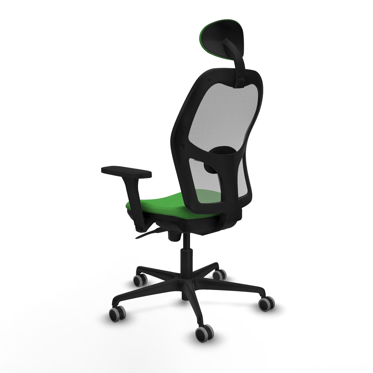Silla de Oficina con Cabecero Piqueras y Crespo 3D036G1 Verde