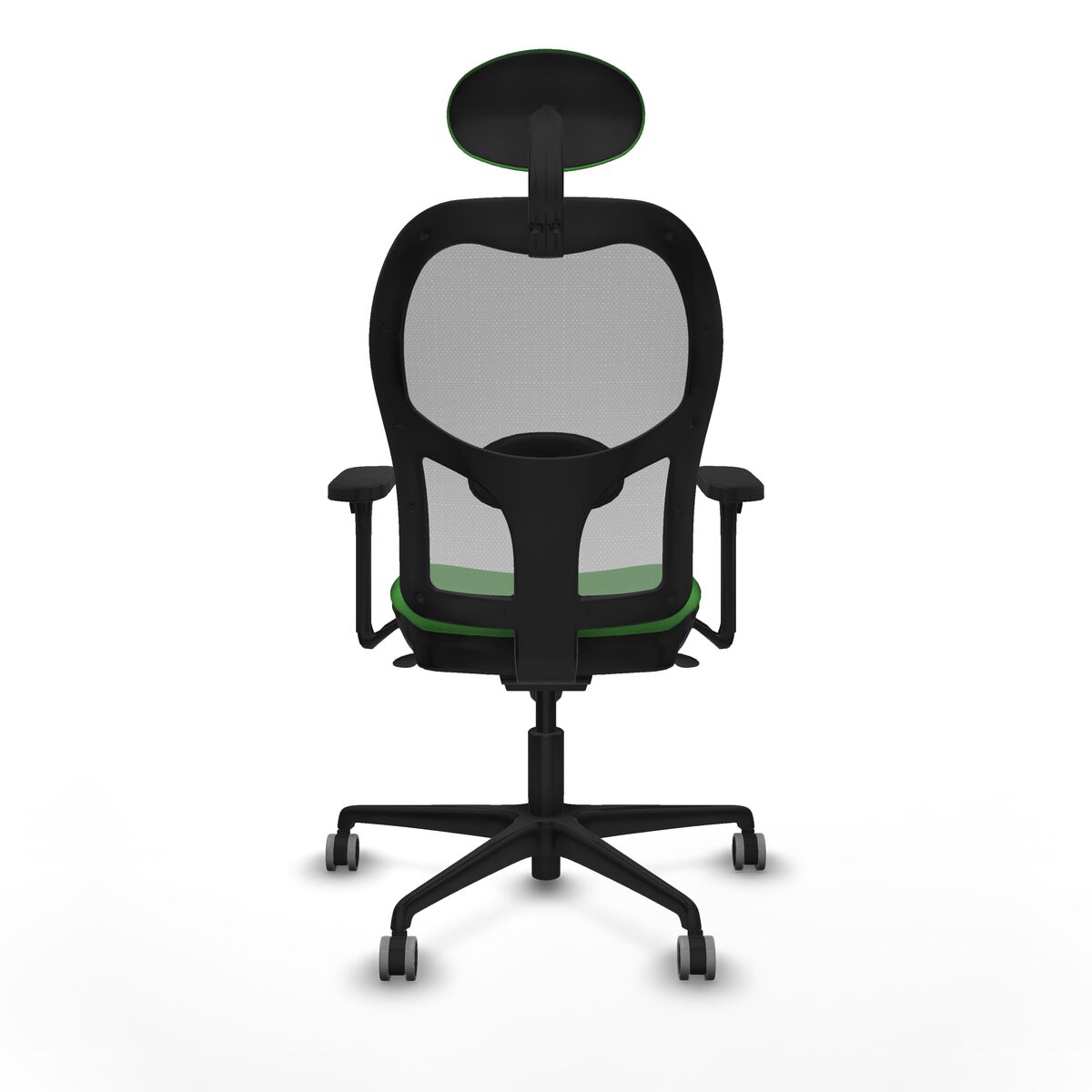 Silla de Oficina con Cabecero Piqueras y Crespo 3D036G1 Verde