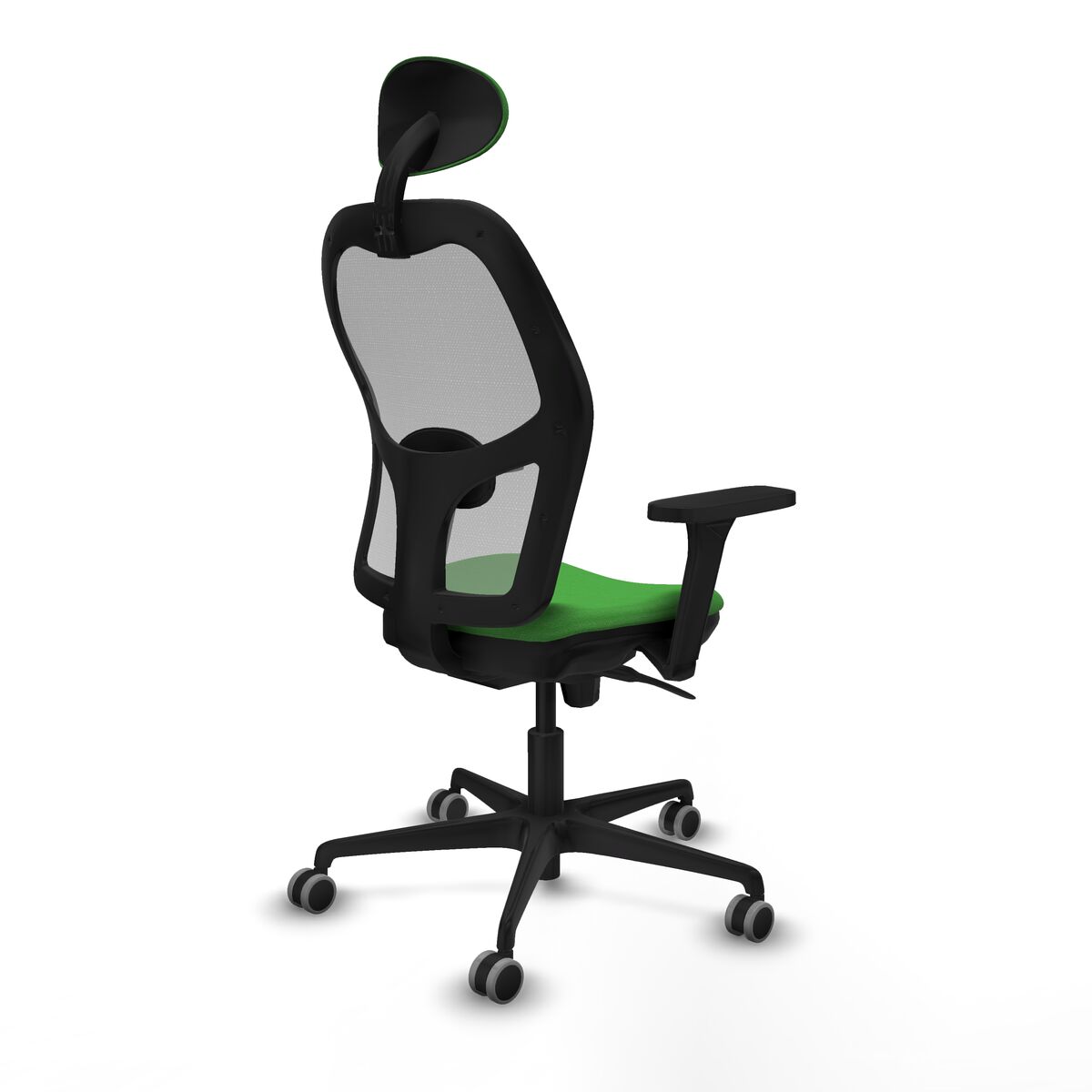 Silla de Oficina con Cabecero Piqueras y Crespo 3D036G1 Verde
